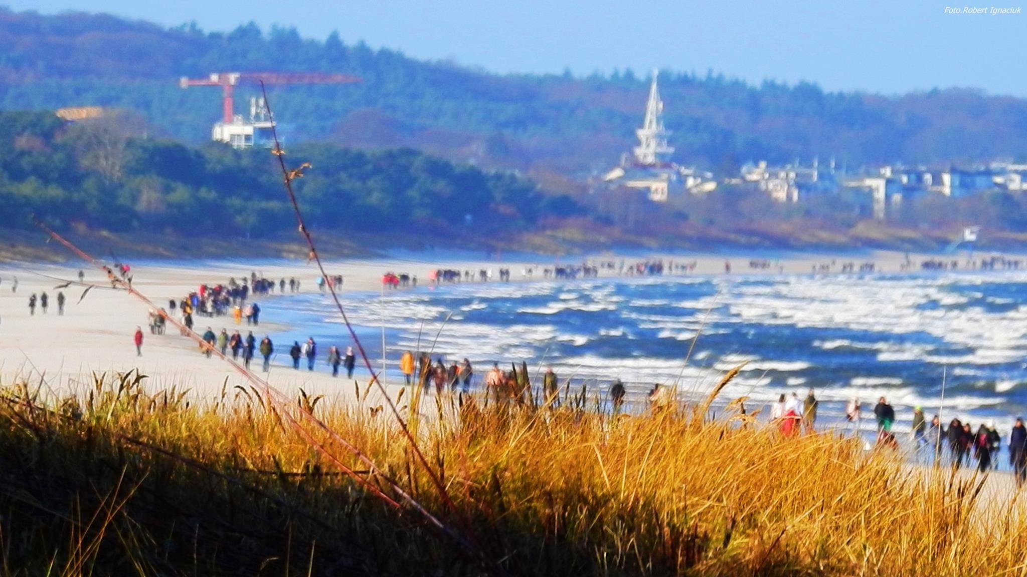 Świnoujście. Plaża. Spacer.